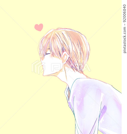 Kissing face man Kissing face man 92006840