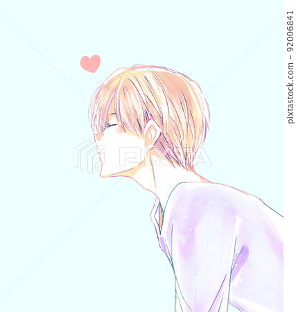 Kissing face man 92006841