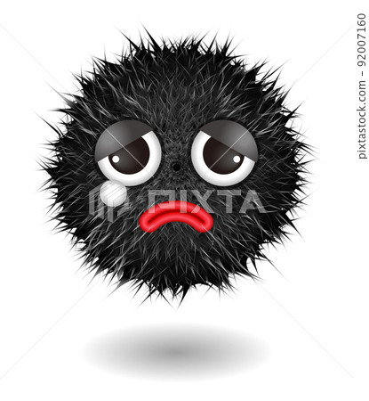 可愛卡通絨毛怪獸人物 92007160