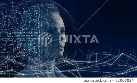 Image of smart city and digital society 5G technology background Image of smart city and digital society 5G technology background 92008024