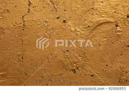 Gold concrete wall background Gold concrete wall background 92008955