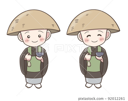Illustration of a monk in training Illustration of a monk in training 92012261