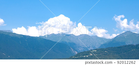 Mountain peaks in Krasnaya Polyana, Sochi. Mountain peaks in Krasnaya Polyana, Sochi. 92012262