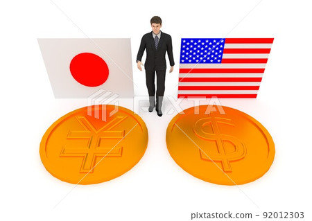 交換、美元日元、貿易的圖像說明 92012303