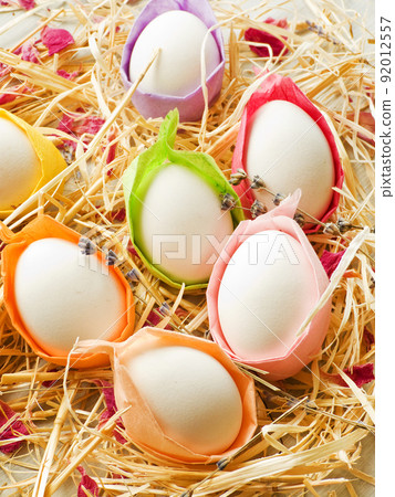 Colorful Easter eggs 92012557