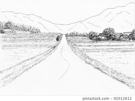 One road in the country 92012612