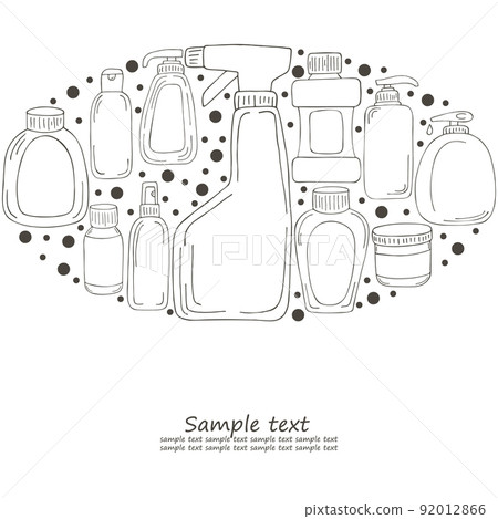 Monochrome medical illustrations. Coloring pages, black and white Monochrome medical illustrations. Coloring pages, black and white 92012866