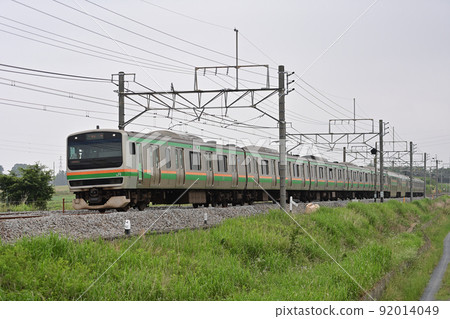 高崎線 Okabe-Honjo JR East E231 系列 1000 系列 K-21 編隊（Kouzu） 92014049