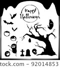 萬聖節鬼皮影戲素材（剪影） 92014853