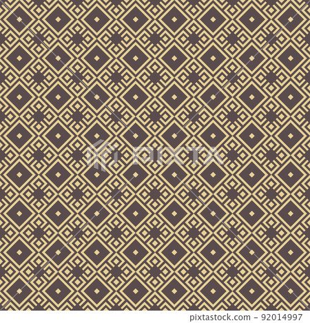 Seamless Abstract Geometric Vector Pattern With Rhombuses Seamless Abstract Geometric Vector Pattern With Rhombuses 92014997