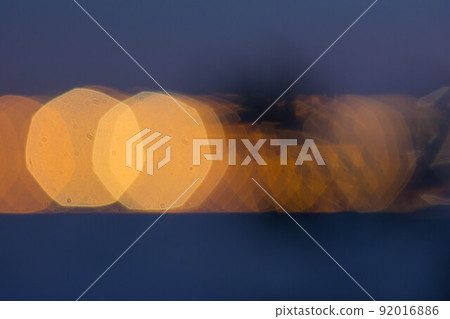 Blurred circle nighttime bokeh for background usage Blurred circle nighttime bokeh for background usage 92016886