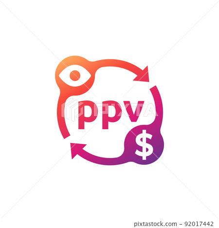 ppv, pay per view icon 92017442