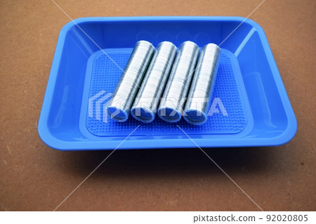 Currency exchange image Blue tray 92020805