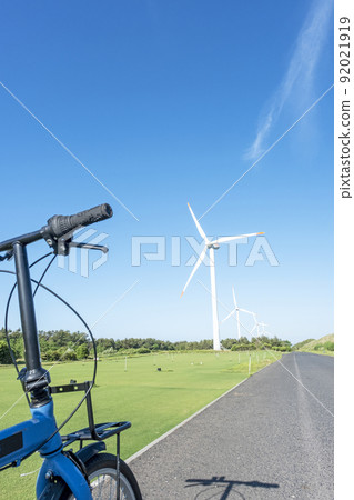 風車自行車的風景(鳥取縣北榮町) 風車自行車的風景(鳥取縣北榮町) 92021919