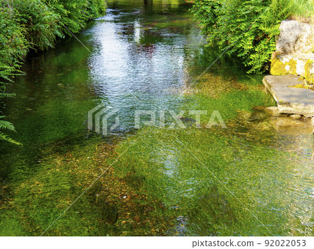 Jizo River and plum blossom algae in Samegai-juku 92022053