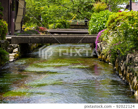 Scenery of the Jizo River flowing through Samegai-juku Scenery of the Jizo River flowing through Samegai-juku 92022124