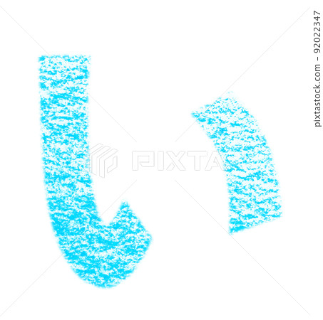 Hiragana "I" drawn with crayon Light blue background with white pass Other colors / list Ali Hiragana "I" drawn with crayon Light blue background with white pass Other colors / list Ali 92022347