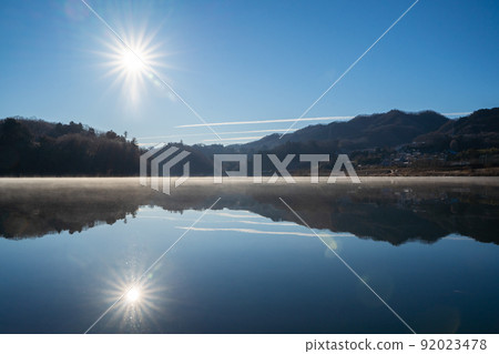 Waterside scenery Katsura River, Yamanashi Prefecture 92023478