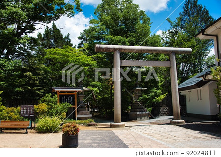 Matsumoto City (Yohashira Shrine Torii Trees) Matsumoto City (Yohashira Shrine Torii Trees) 92024811