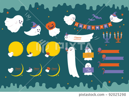 Halloween ghost material set 92025298