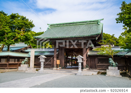 Fukuoka Prefecture Munakata Taisha Hetsumiya-Main Hall Entrance- Fukuoka Prefecture Munakata Taisha Hetsumiya-Main Hall Entrance- 92026914