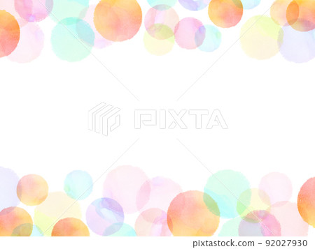 Cute polka dot frame Cute polka dot frame 92027930