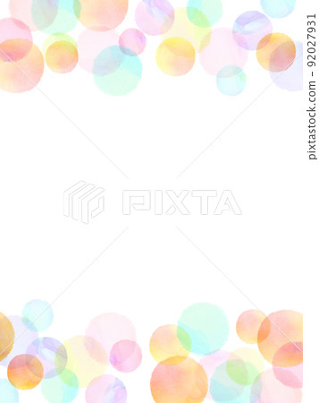 Cute polka dot frame Cute polka dot frame 92027931