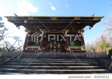 The front of the Mausoleum of the Yusho-in Temple, Zoujo-ji Temple The front of the Mausoleum of the Yusho-in Temple, Zoujo-ji Temple 92029312