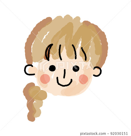 女孩松臉圖標03水彩_單品01 女孩松臉圖標03水彩_單品01 92030151