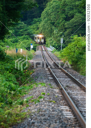 火車到達非電氣化的地方線路 92032308
