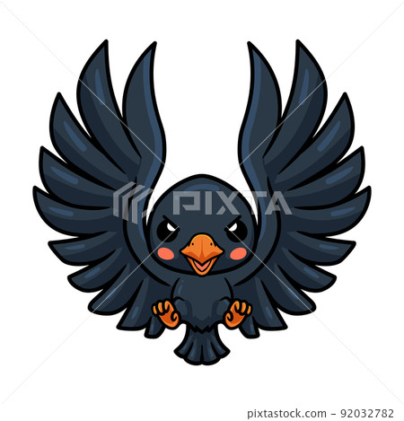 bird, cartoon, crow 92032782