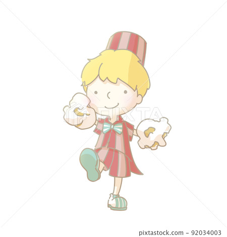 一個用爆米花絨球支持我的男孩 92034003