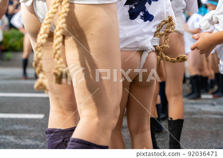 《Fukuoka Prefecture》 Hakata Gion Yamakasa Group Mountain Show (July 13) 《Fukuoka Prefecture》 Hakata Gion Yamakasa Group Mountain Show (July 13) 92036471