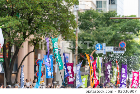 《Fukuoka Prefecture》 Hakata Gion Yamakasa Group Mountain Show (July 13) 《Fukuoka Prefecture》 Hakata Gion Yamakasa Group Mountain Show (July 13) 92036907