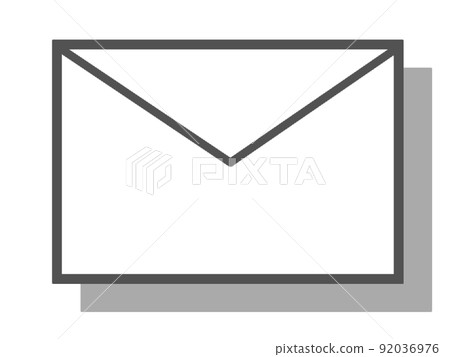 電子郵件材料灰色陰影 92036976