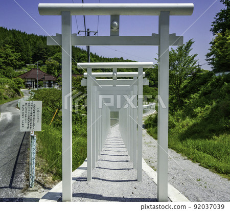 岡山縣新見市西道寺千本鳥居 岡山縣新見市西道寺千本鳥居 92037039