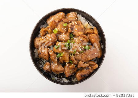 烤雞肉串 92037385