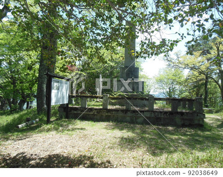 Kuruwa and Ishigaki / view of Tamba "Hachijo Castle" 92038649