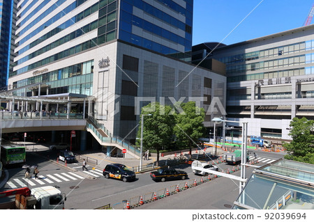 Konan exit scenery of Shinagawa station, Tokyo 92039694