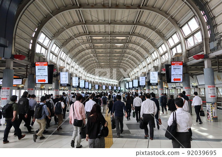 Konan exit scenery of Shinagawa station, Tokyo 92039695