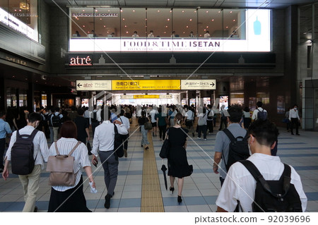 Konan exit scenery of Shinagawa station, Tokyo 92039696