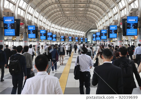 Konan exit scenery of Shinagawa station, Tokyo 92039699