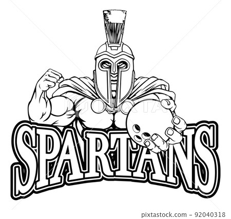 Spartan Trojan Bowling Sports Mascot Spartan Trojan Bowling Sports Mascot 92040318