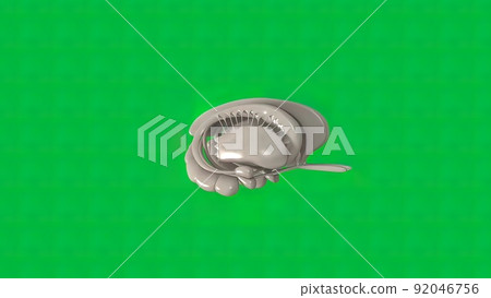 The green background corpus callosum 92046756