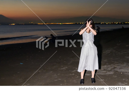 日落和海灘 日落和海灘 92047336