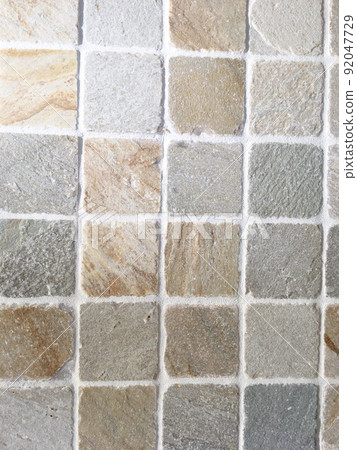 Stone tile wall background texture Stone tile wall background texture 92047729
