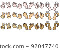 Hand pattern 1 92047740