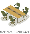 Office furniture isometric desk free address 92049421