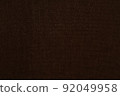 Brown canvas grunge background texture dark brown fabric 92049958