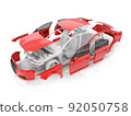 Red body car parts 92050758